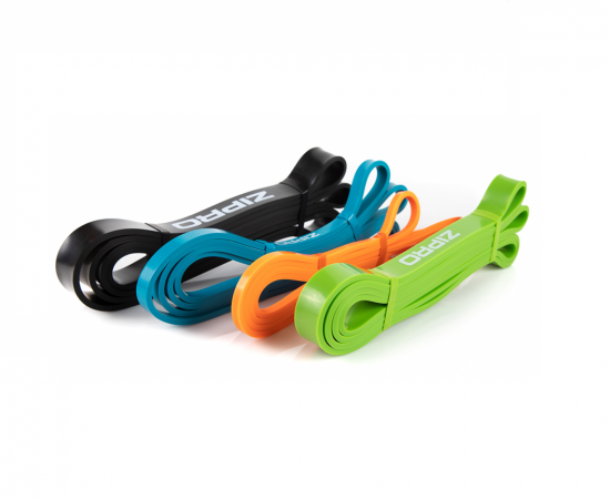 Exercise resistance bands (set of 4 elements)