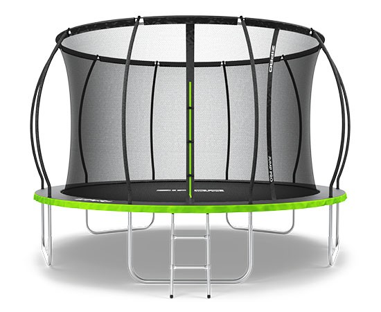 Trampolina ogrodowa premium z siatką wewnętrzną Jump Pro Premium 12FT 374cm