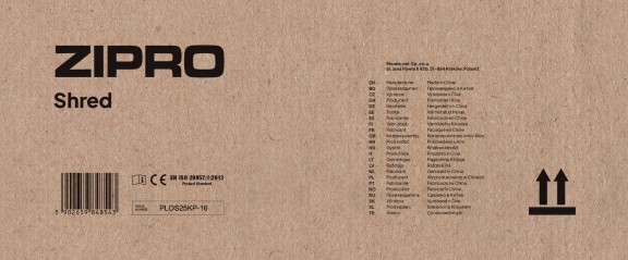 00-1 ZIPRO Shred (K1346D-A3) - BOX 25.07.1 B